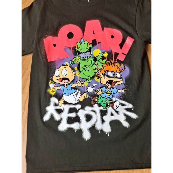 Nickelodoen Rugrats Roar Reptar Tshirt SZ S - Picture 2 of 5